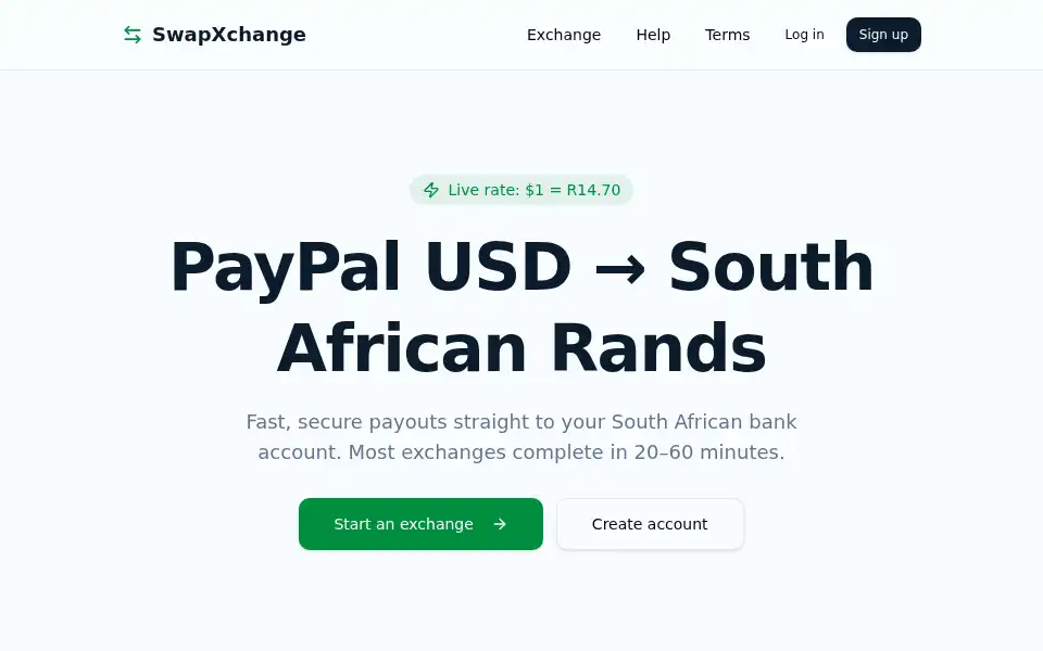 Screenshot of swapxchange.online