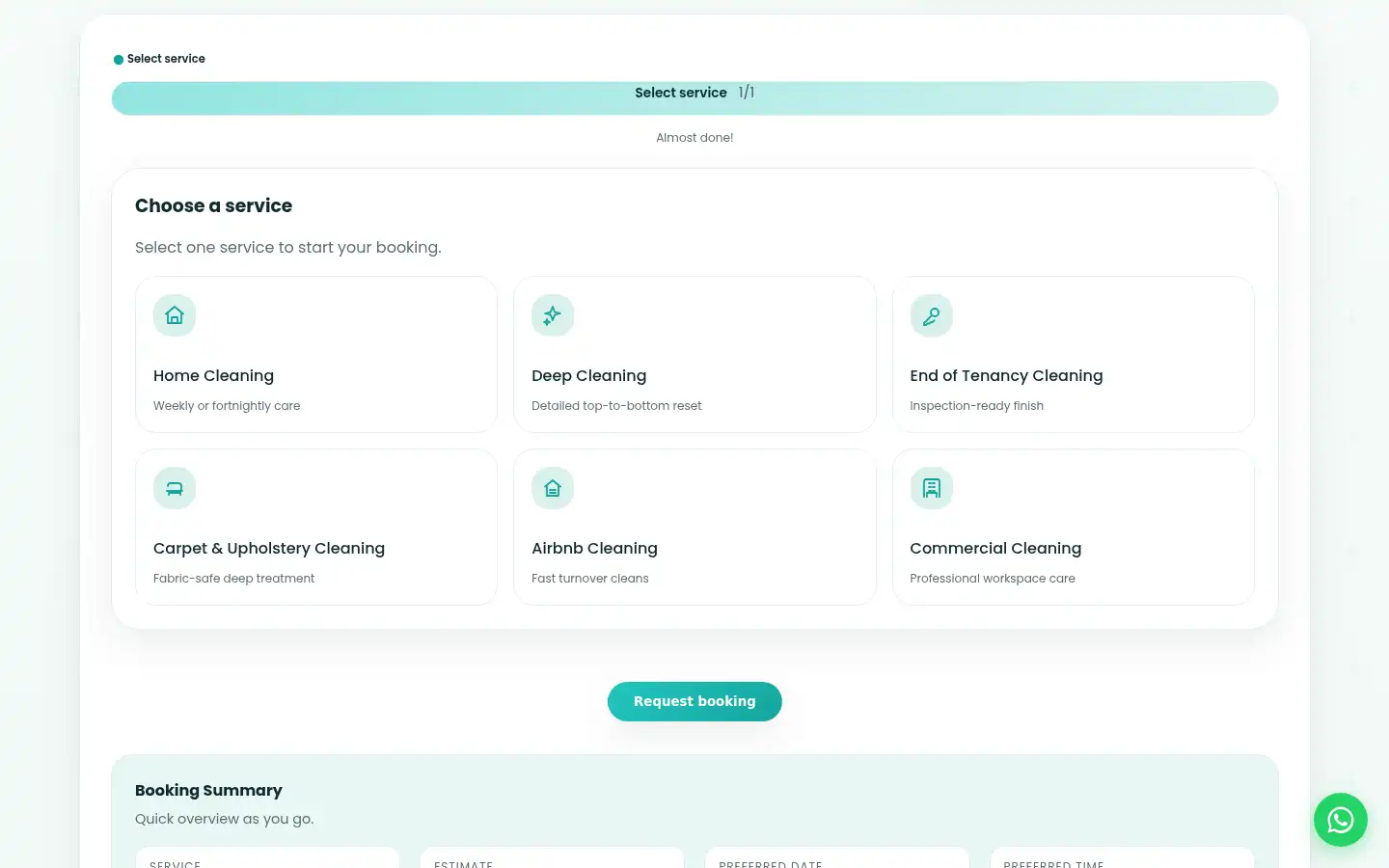 Screenshot of swclean.co.uk