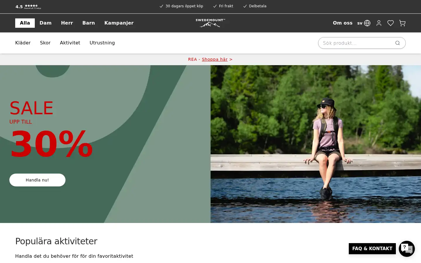 Screenshot of swedemount.com