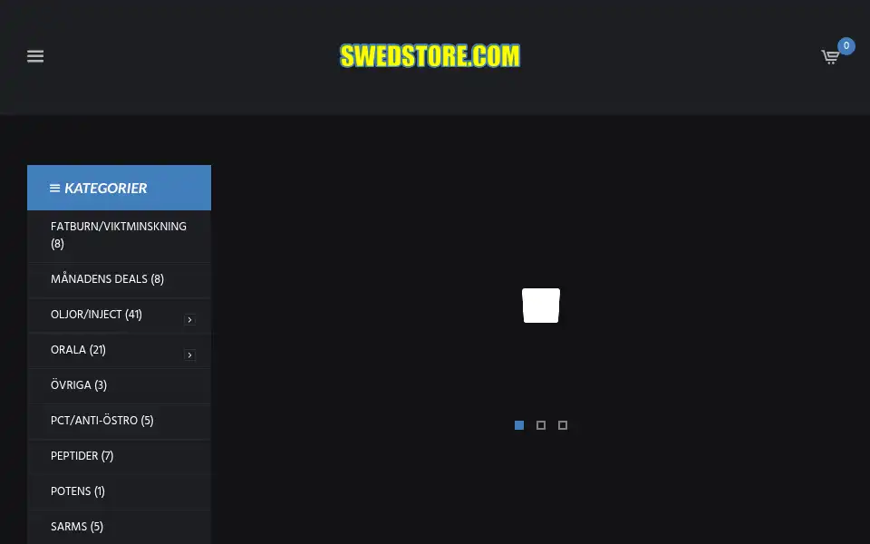 Screenshot of swedstore.com