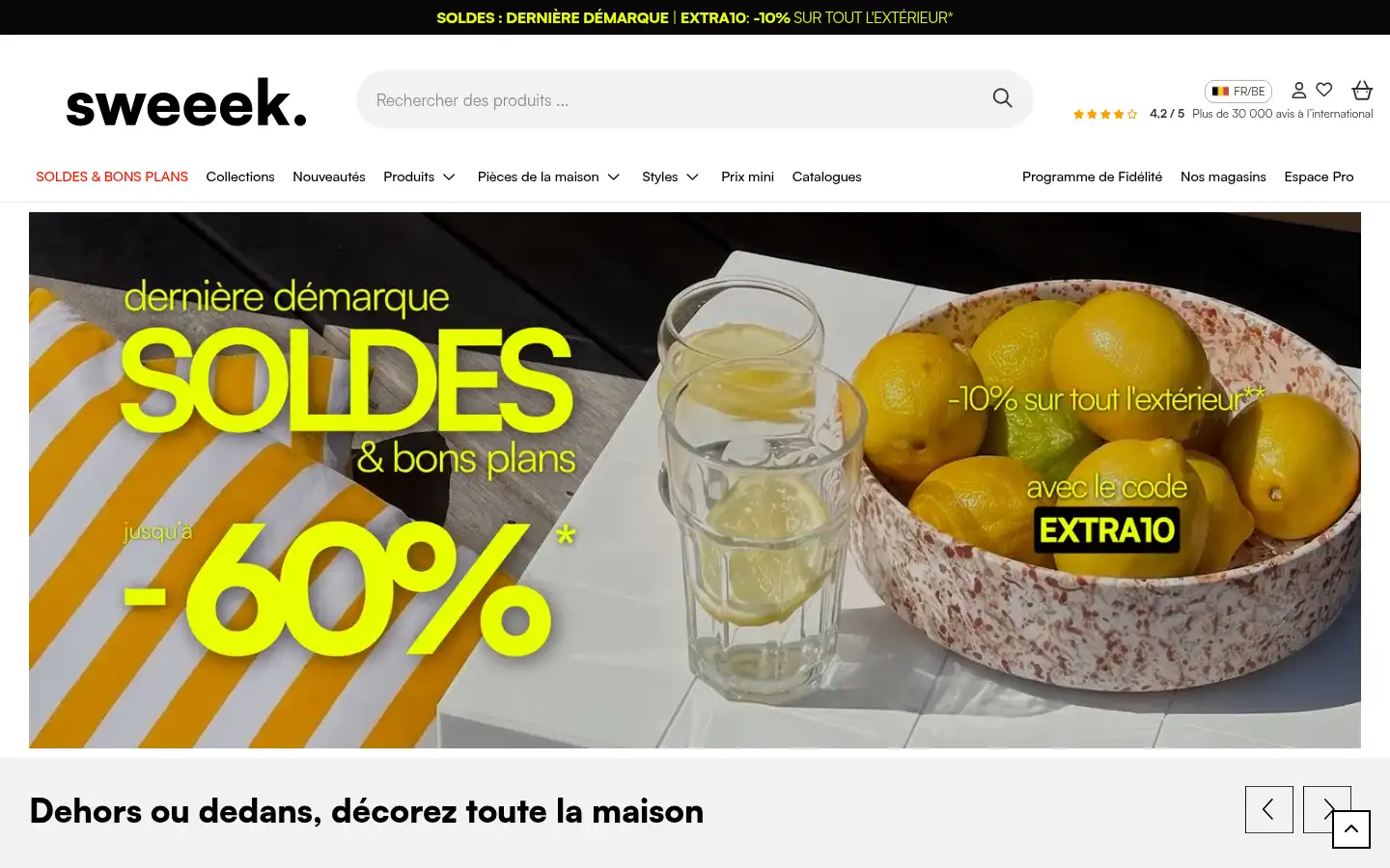 Screenshot of sweeek.be