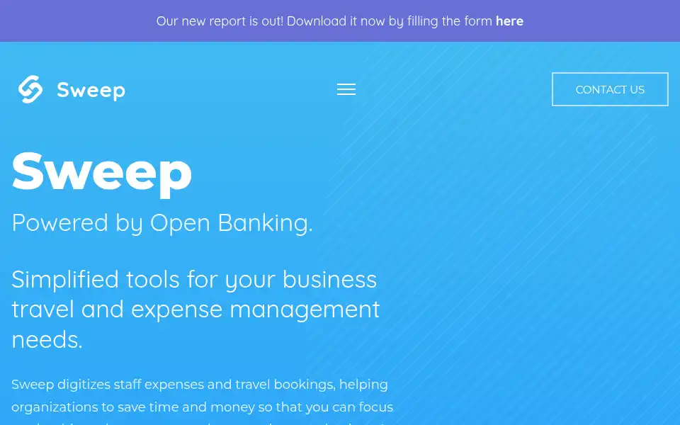 Screenshot of sweep.biz
