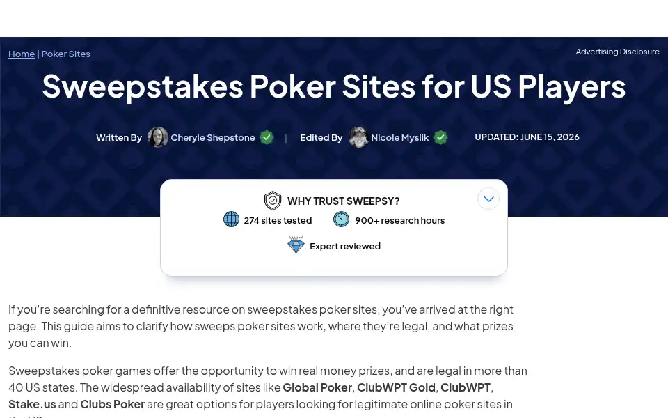 Screenshot of sweepsy.com