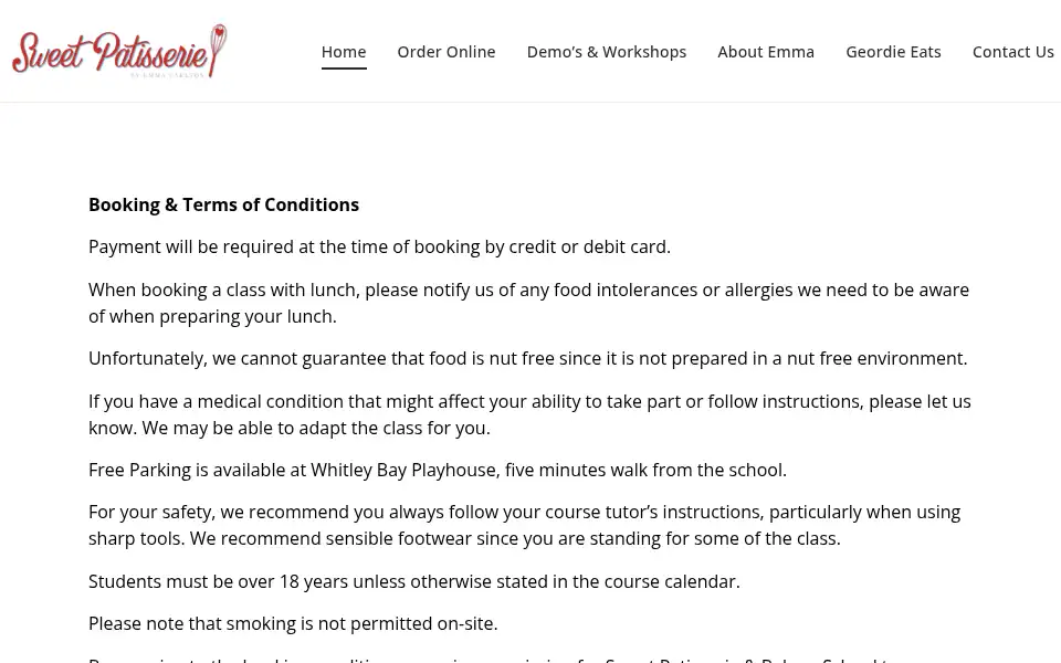 Screenshot of sweetpat.co.uk