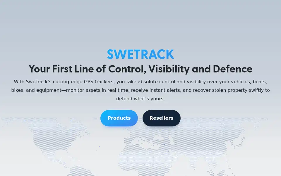 Screenshot of swetrack.com