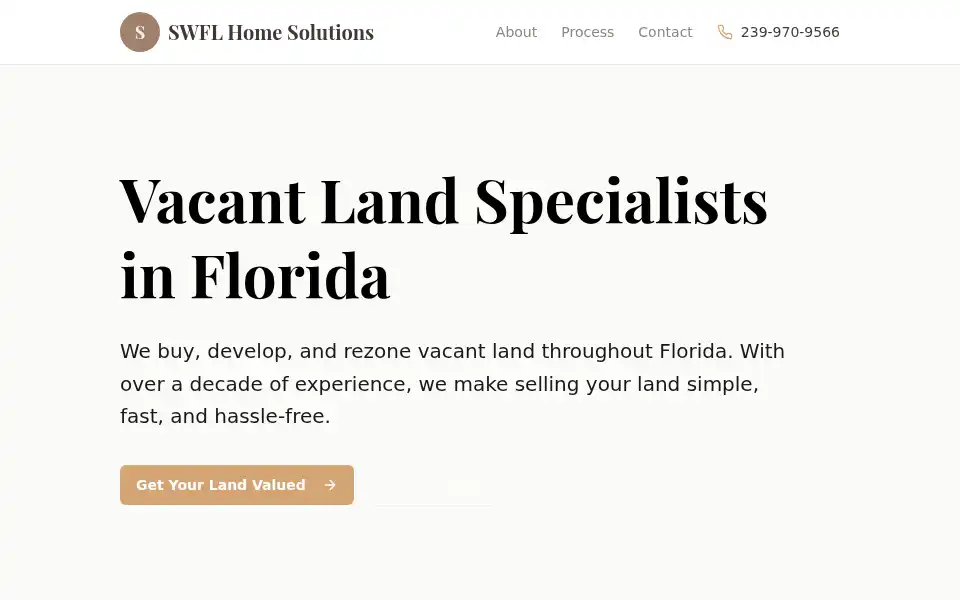 Screenshot of swflhomesolutions.com
