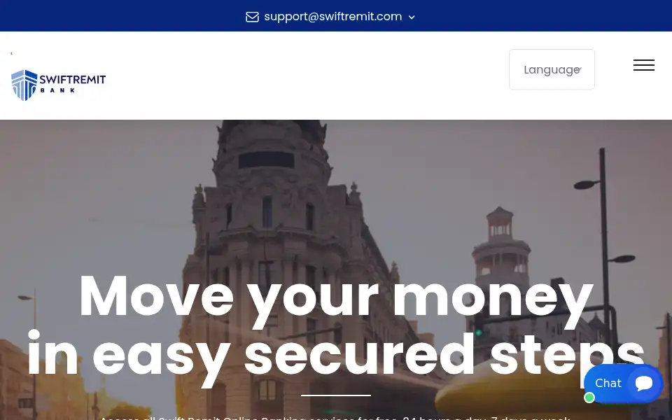 Screenshot of swift-remit.com