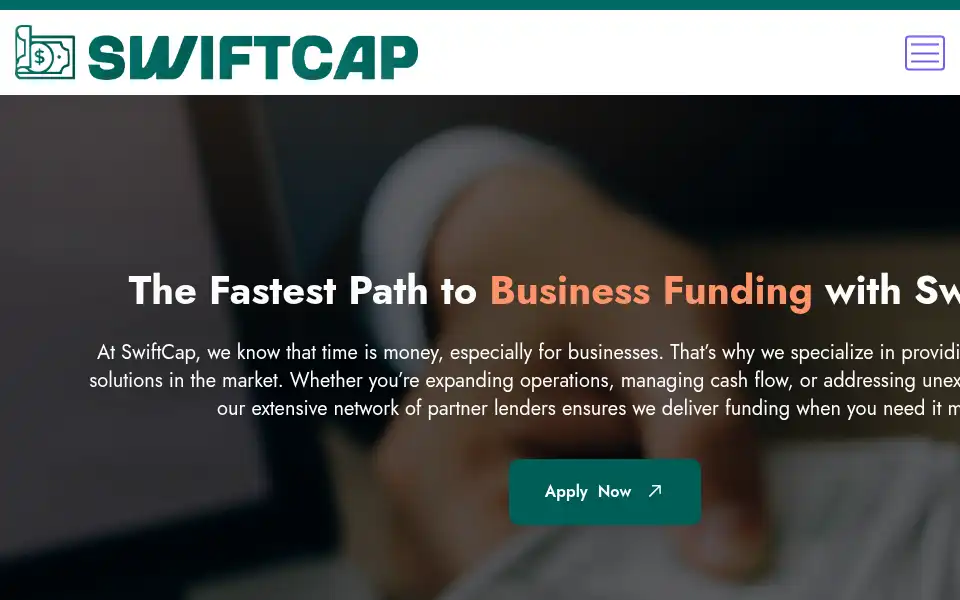 Screenshot of swiftcap.com.au