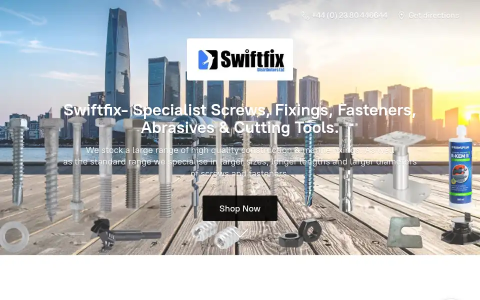 Screenshot of swiftfix.co.uk