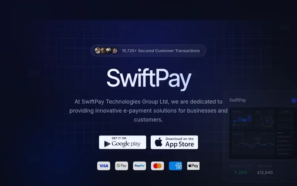 Screenshot of swiftpaytechnologies.com