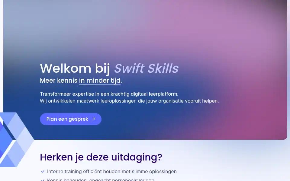 Screenshot of swiftskills.org