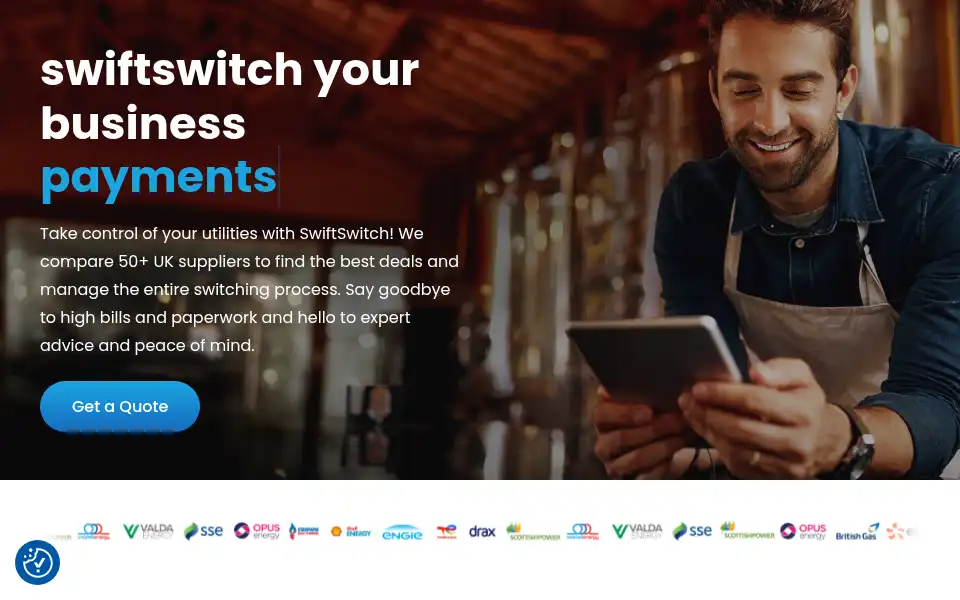 Screenshot of swiftswitch.co.uk