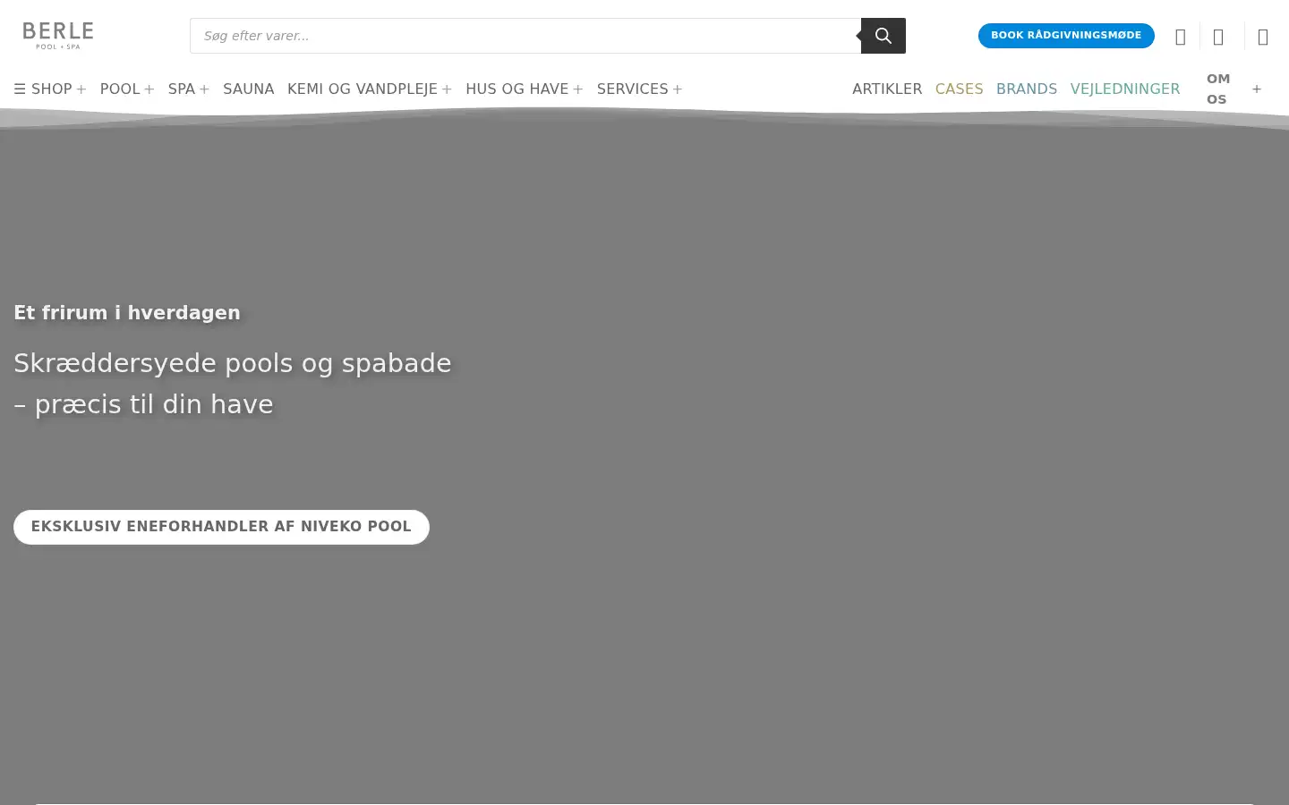 Screenshot of swimmingpool.dk