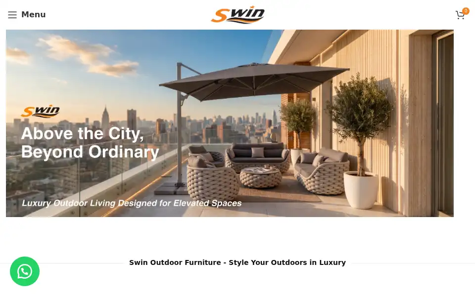 Screenshot of swinfurniture.com