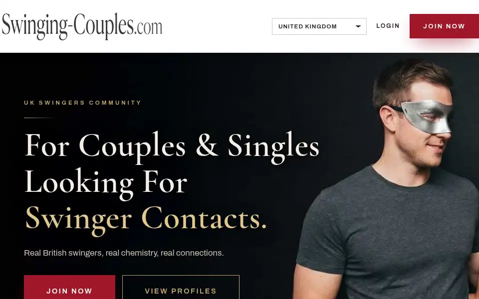 Screenshot of swinging-couples.com
