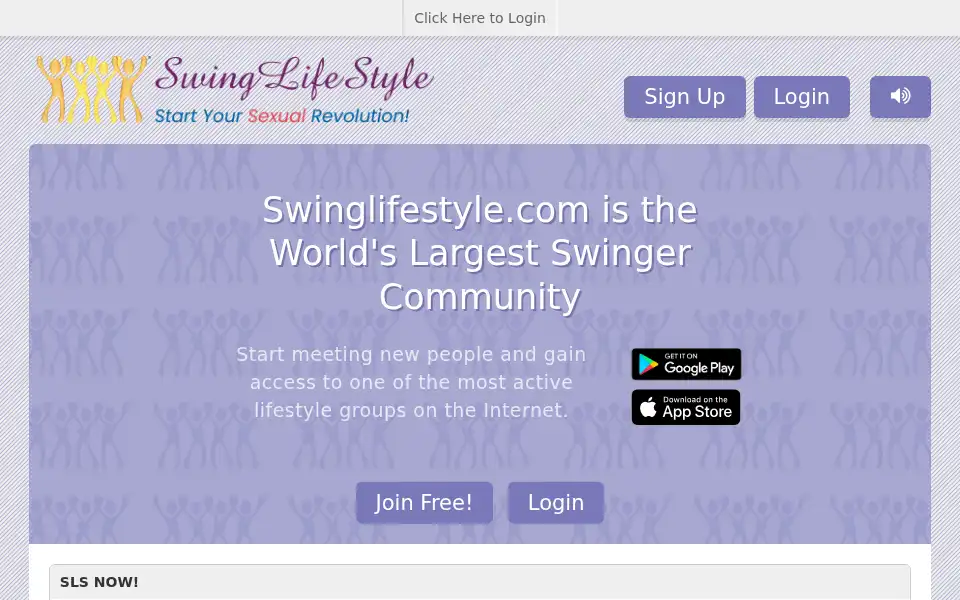 Screenshot of swinglifestyle.com