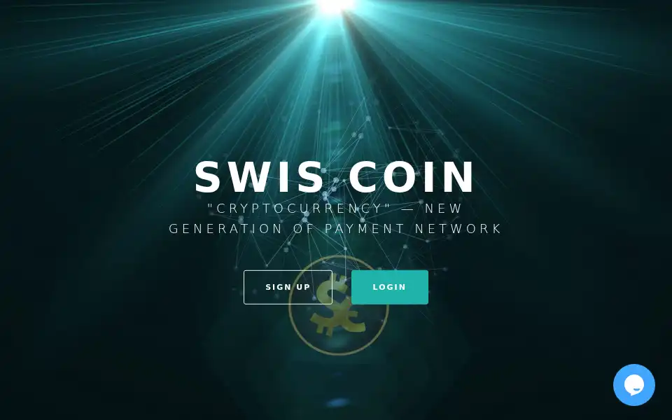 Screenshot of swiscoin.com