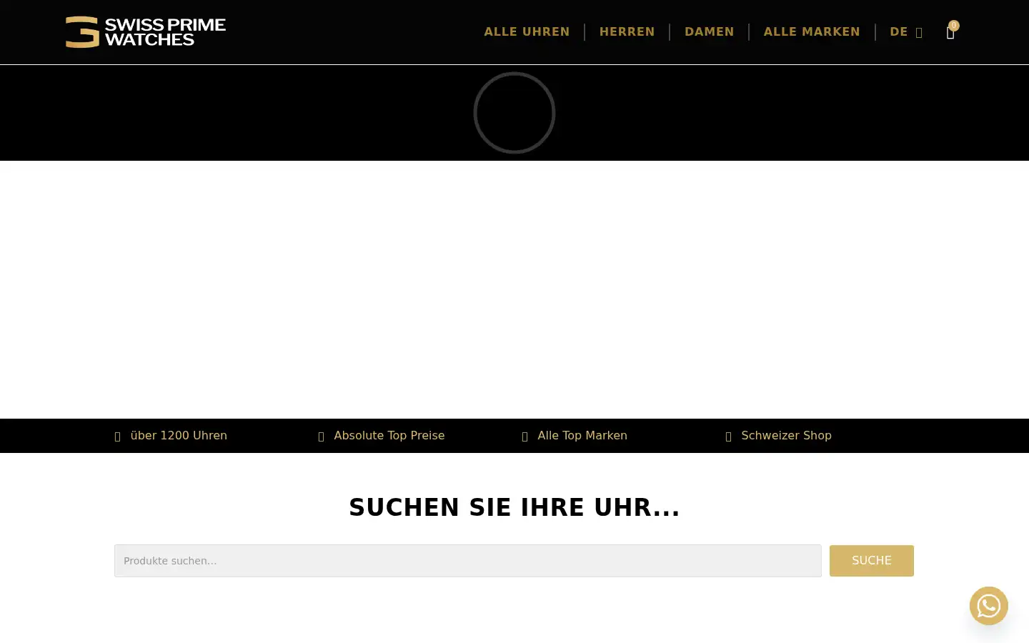 Screenshot of swiss-prime-watches.ch