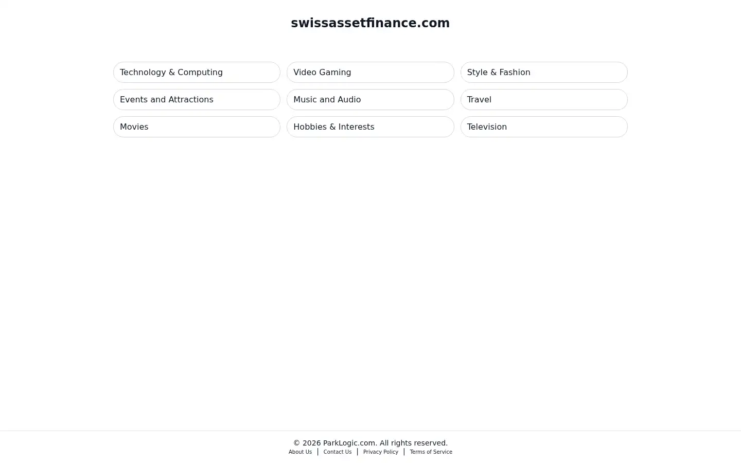 Screenshot of swissassetfinance.com
