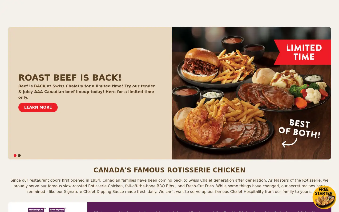 Screenshot of swisschalet.com