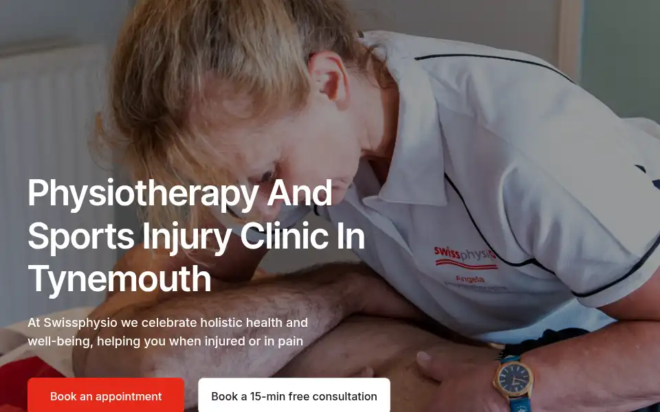 Screenshot of swissphysio.co.uk