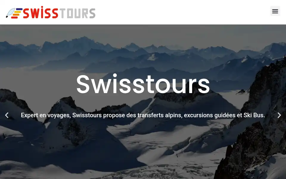 Screenshot of swisstours-transport.ch