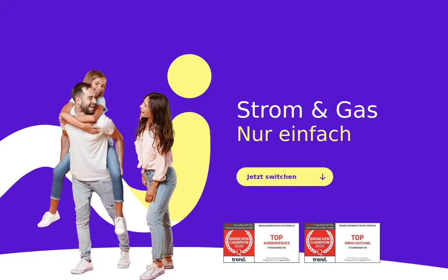Screenshot of switch.at