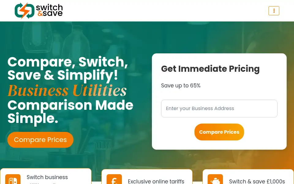Screenshot of switchandsaveutilities.com