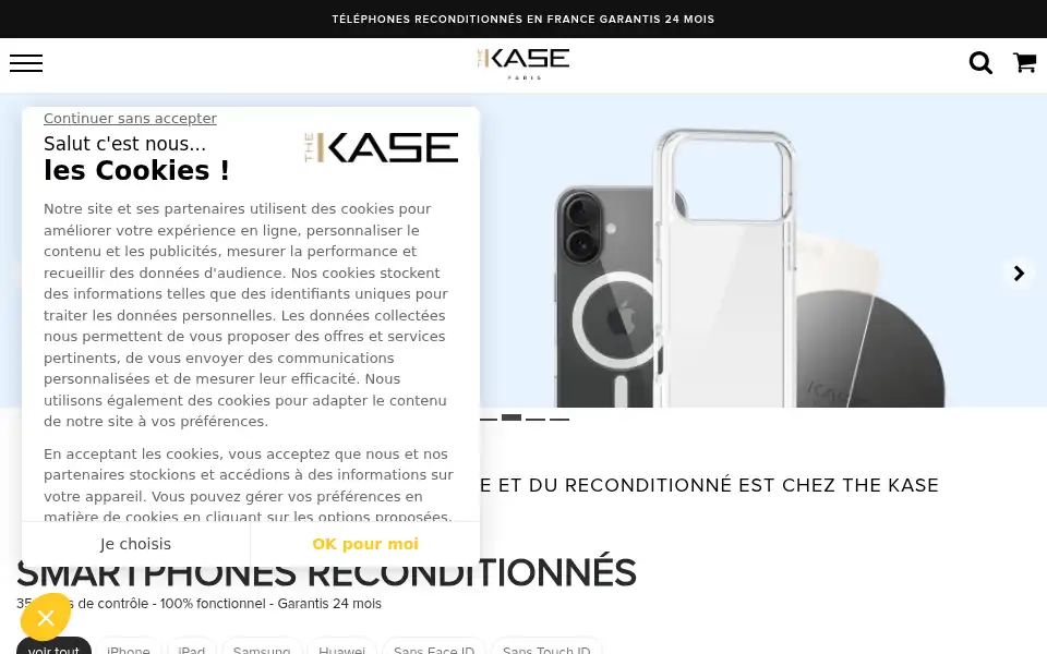 Screenshot of switchbythekase.com