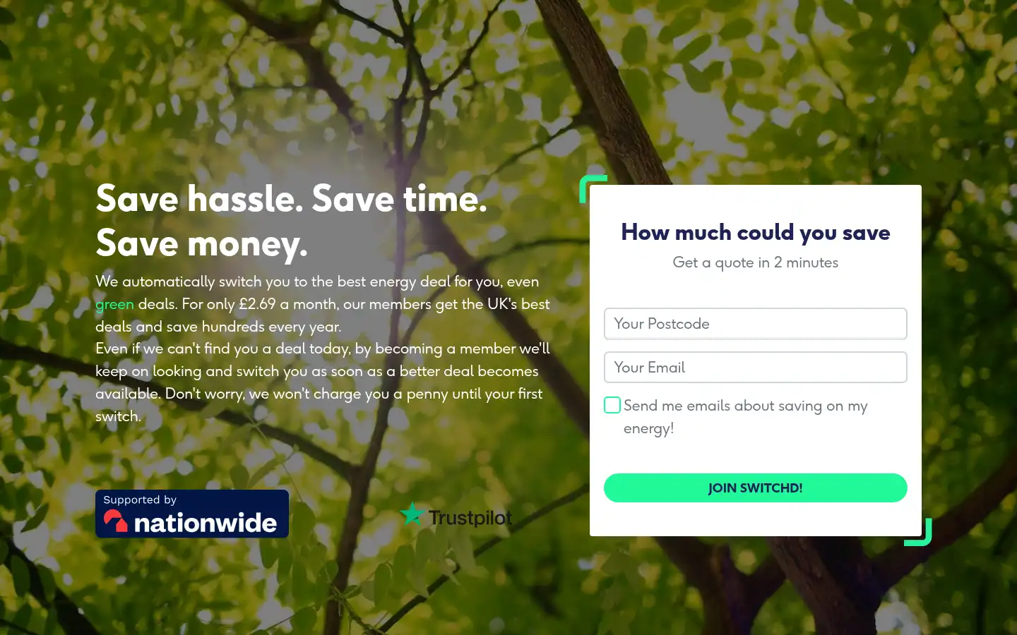 Screenshot of switchd.co.uk