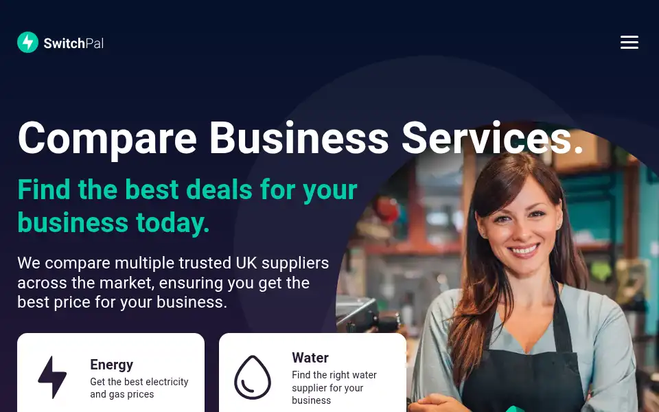 Screenshot of switchpal.co.uk