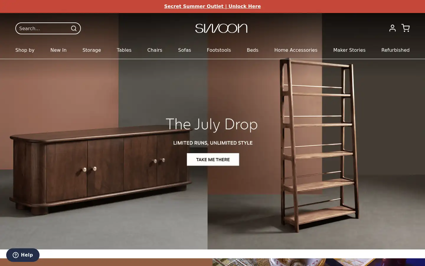 Screenshot of swooneditions.com