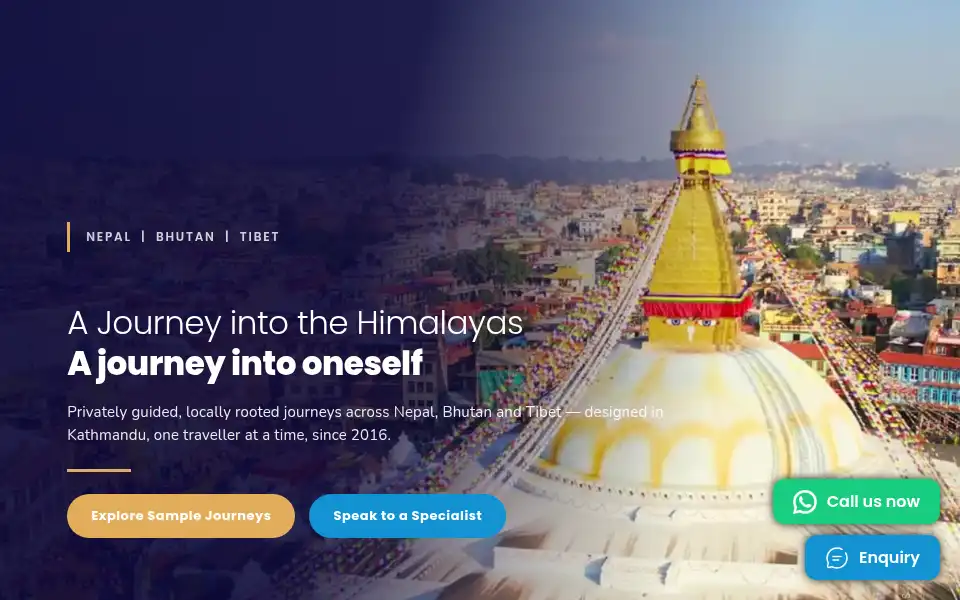Screenshot of swotahtravel.com