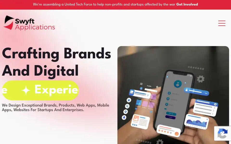 Screenshot of swyftapplications.com