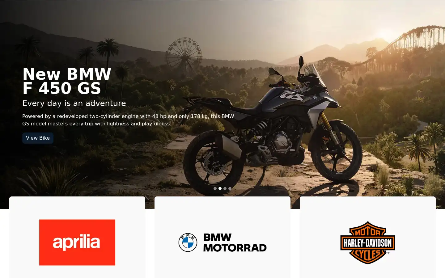 Screenshot of sycamoremotorcycles.co.uk