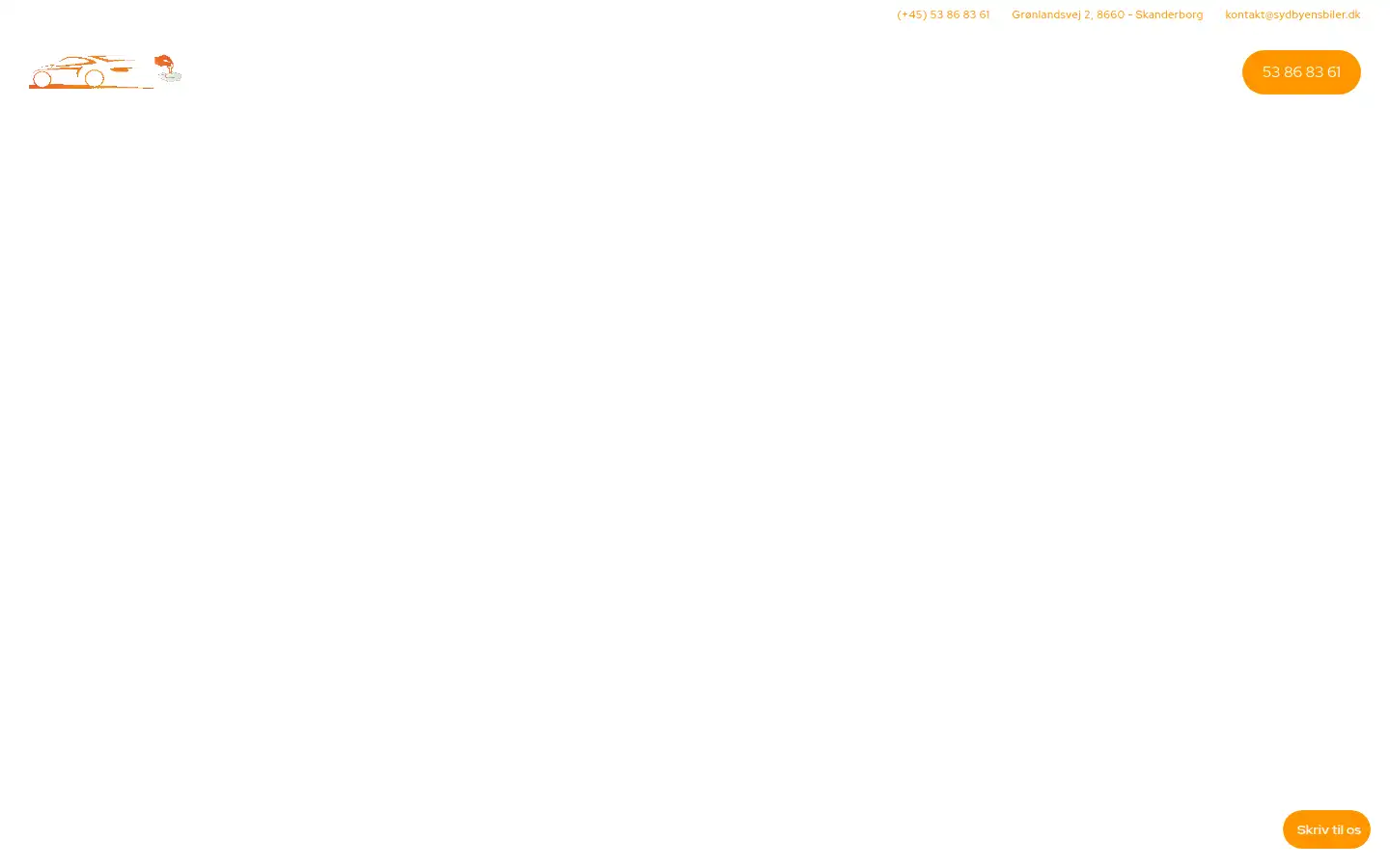 Screenshot of sydbyensbiler.dk