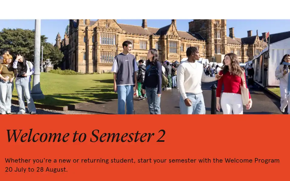 Screenshot of sydney.edu.au