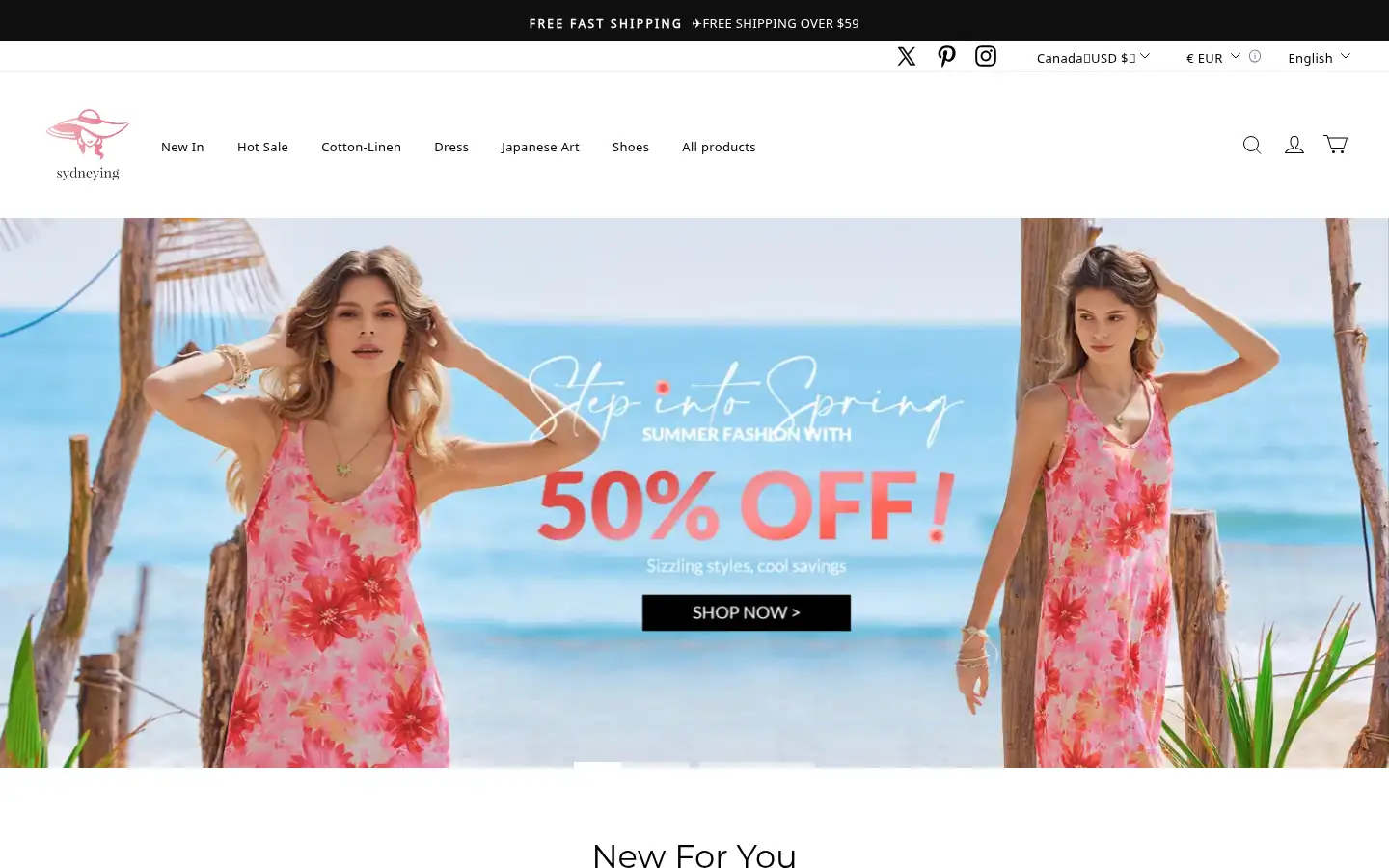 Screenshot of sydneying.com
