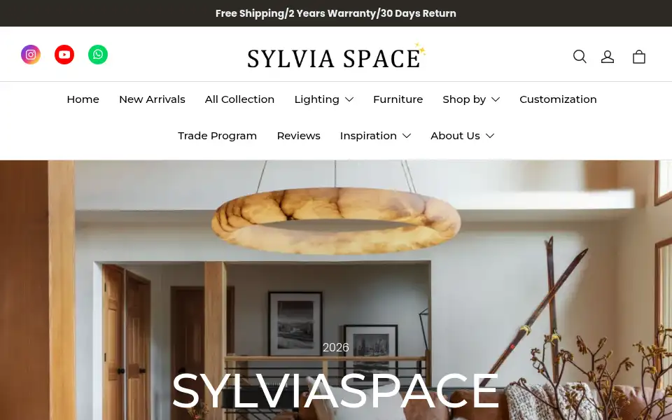 Screenshot of sylviaspace.com