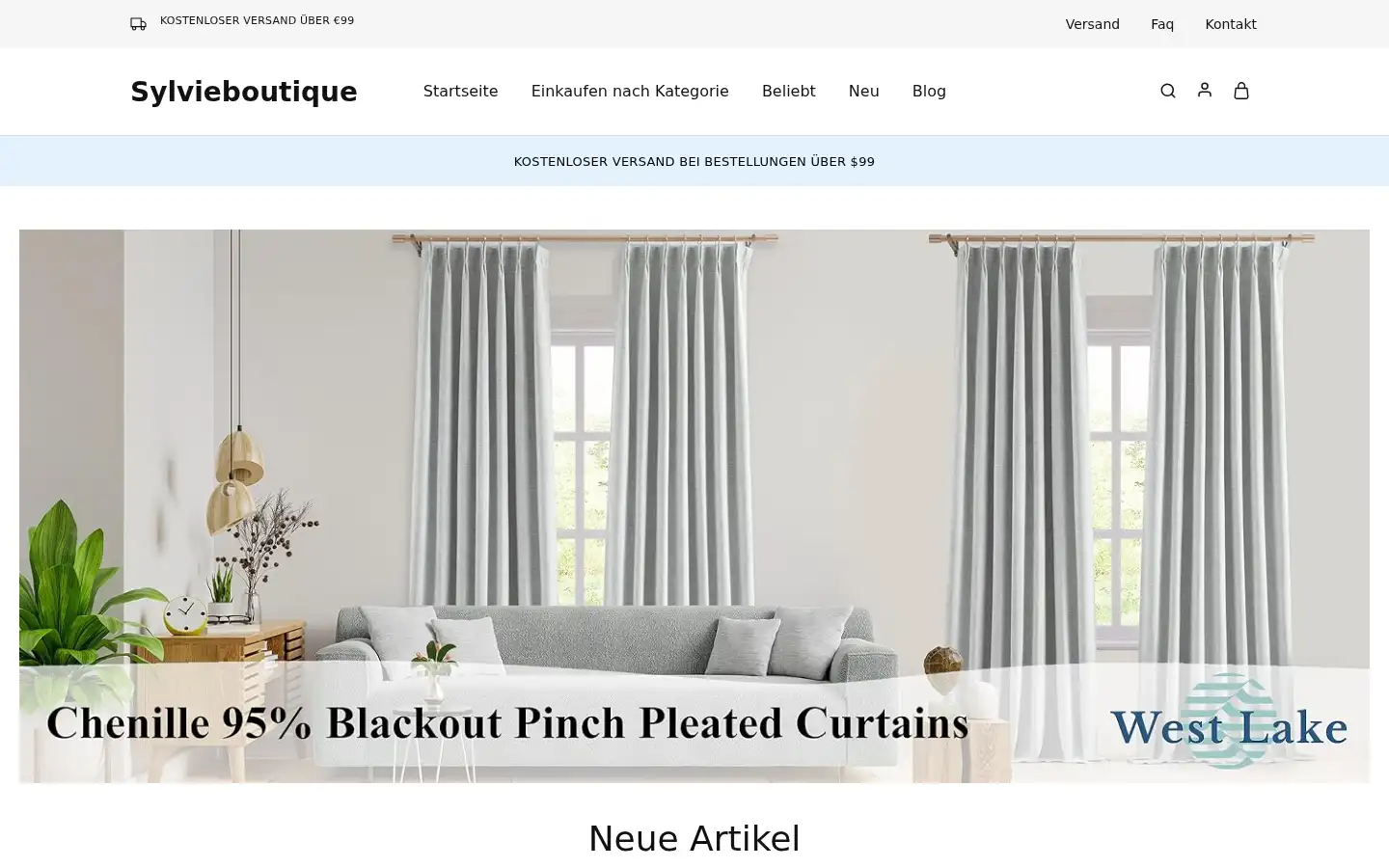 Screenshot of sylvieboutique.de
