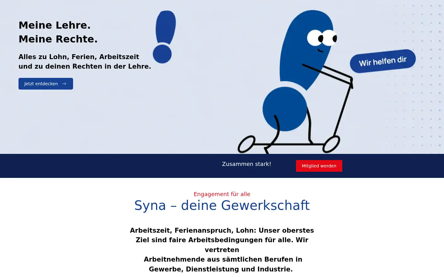 Screenshot of syna.ch