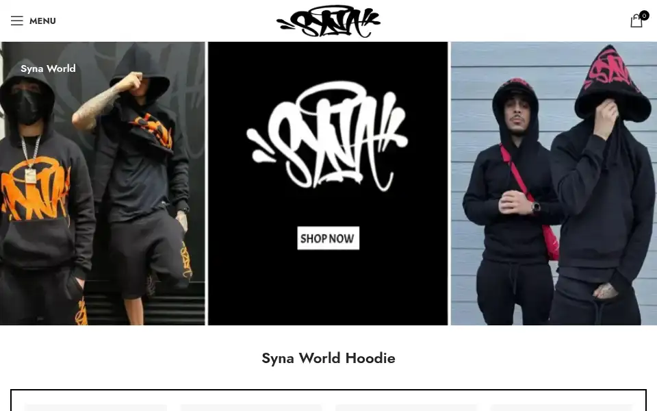 Screenshot of synaworld-shop.com