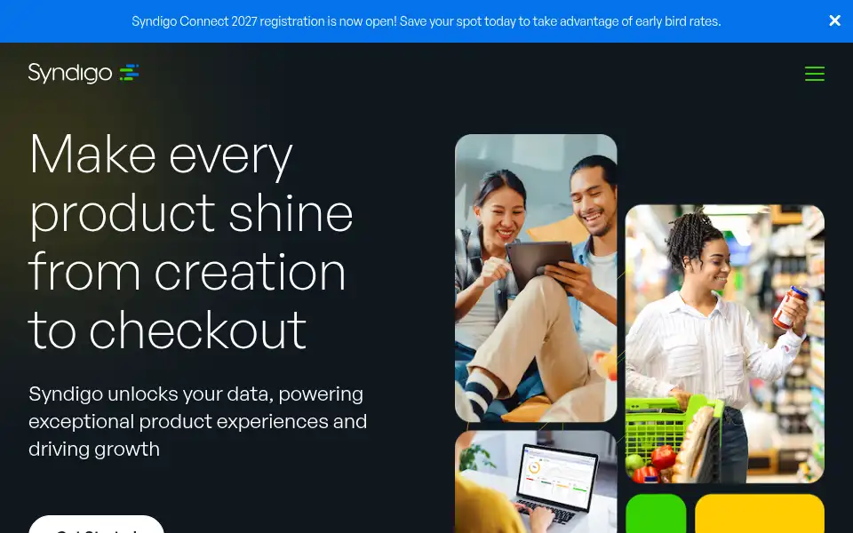 Screenshot of syndigo.com