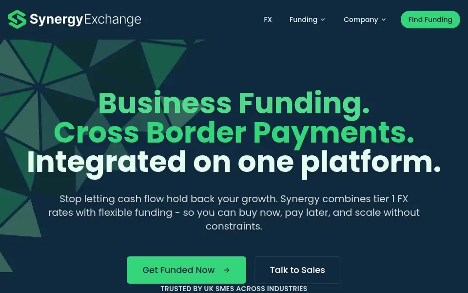 Screenshot of synergyexchange.co.uk