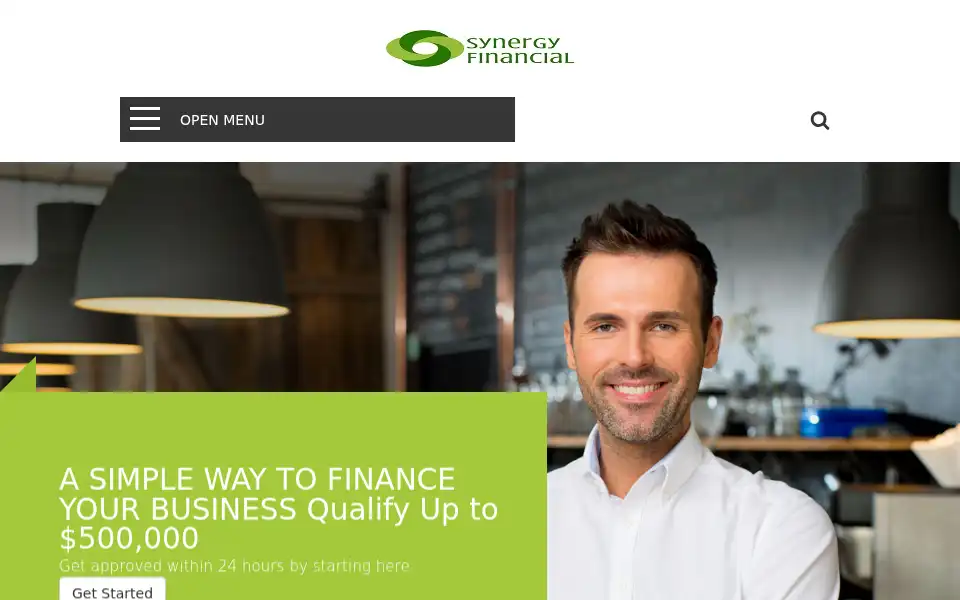 Screenshot of synergyfinancellc.com