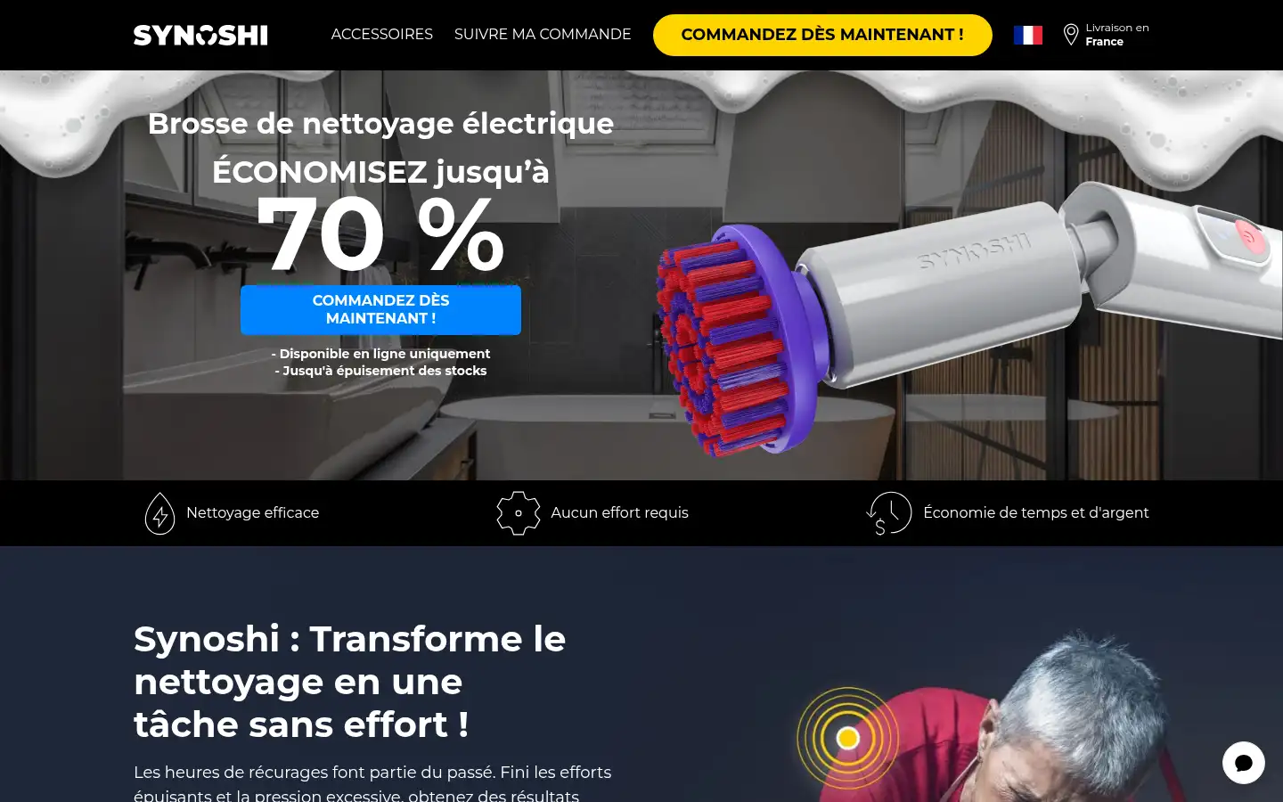 Screenshot of synoshi.com