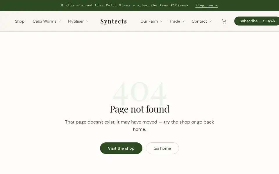 Screenshot of syntects.co.uk