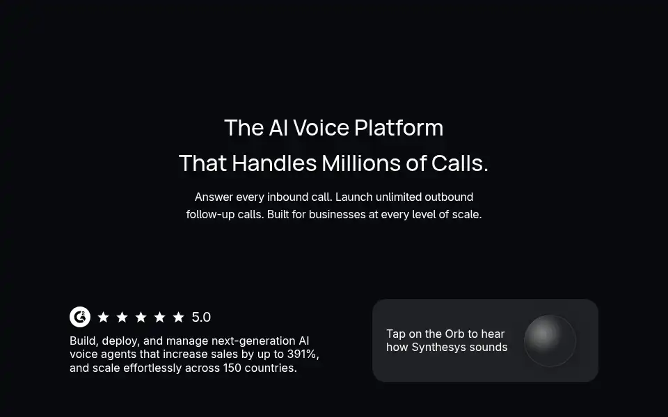 Screenshot of synthesys.app