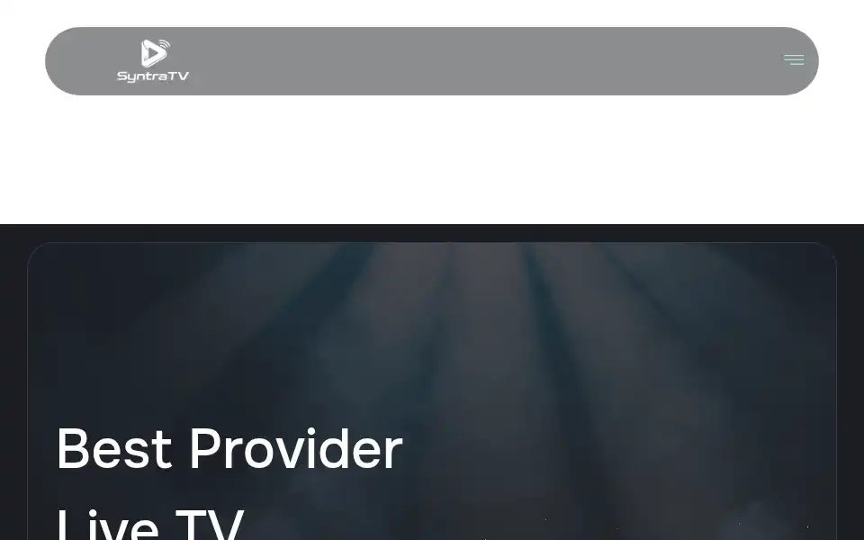 Screenshot of syntratv.com