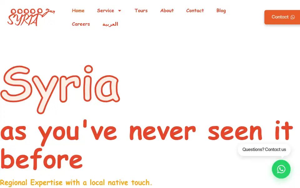 Screenshot of syria-go.com